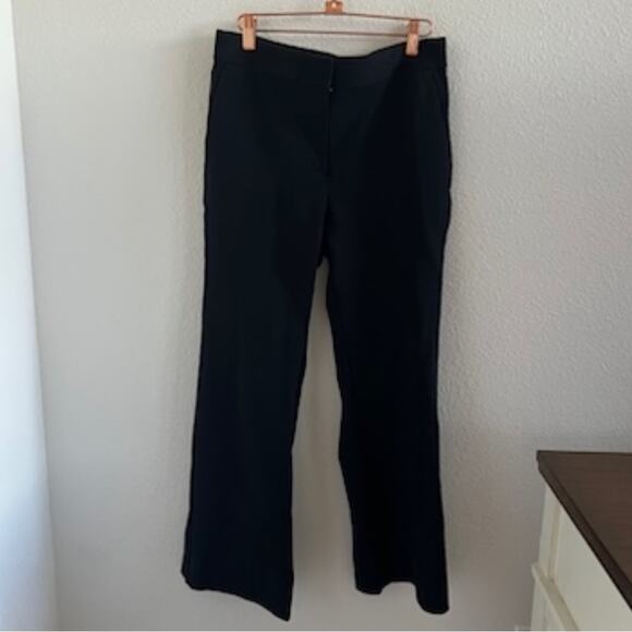 Ann Taylor Black Career Work Pants Hemmed 6 - Picture 1 of 9